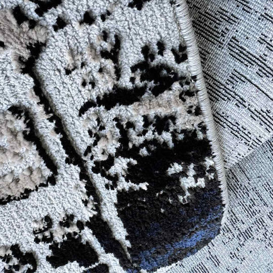 SpitiBazaar Rug Rectangular Grey Black