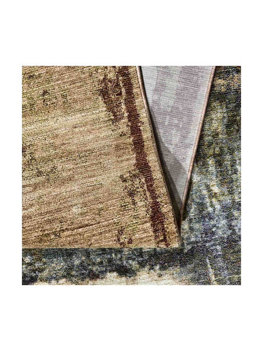 SpitiBazaar Χαλί Ορθογώνιο Καφέ Και Γκρι 200x310cm