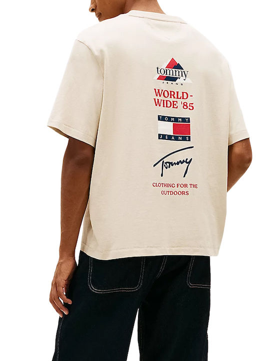 Tommy Hilfiger Tricou Beige Tommy Hilfiger Tricou Beige