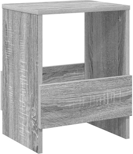 Regal für Zeitschriften Graues Sonom 35 x 30 x 45 cm
