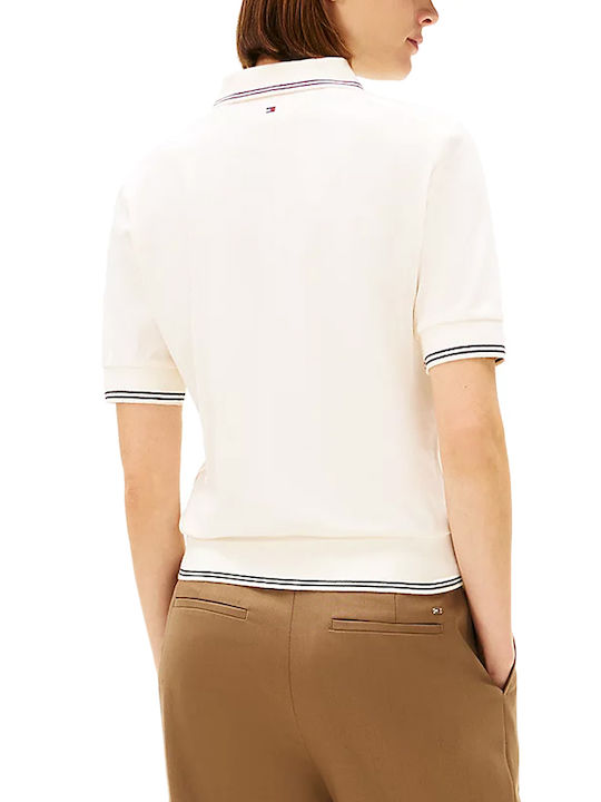 Tommy Hilfiger Script Поло Екрю