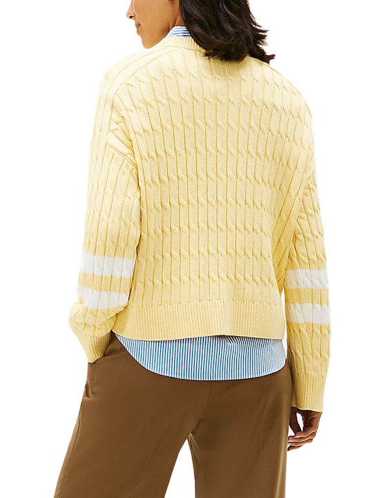 Tommy Hilfiger Sweater Yellow-White