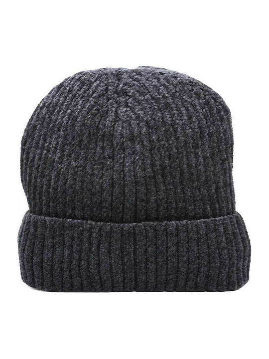 Set with Beanie Knitted in Black color