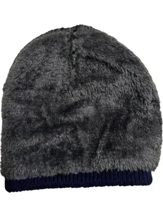 Set with Beanie Knitted in Black color