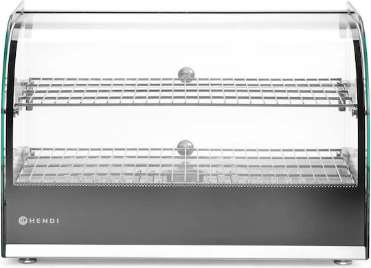 Hendi Vitrină încălzită cu cameră 2 Nivele cu Putere 400W L55.4 x l37.6 x Î43.2 cm