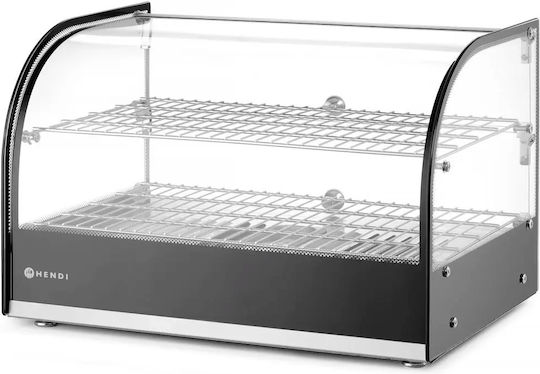 Hendi Vitrină încălzită cu cameră 2 Nivele cu Putere 400W L55.4 x l37.6 x Î43.2 cm