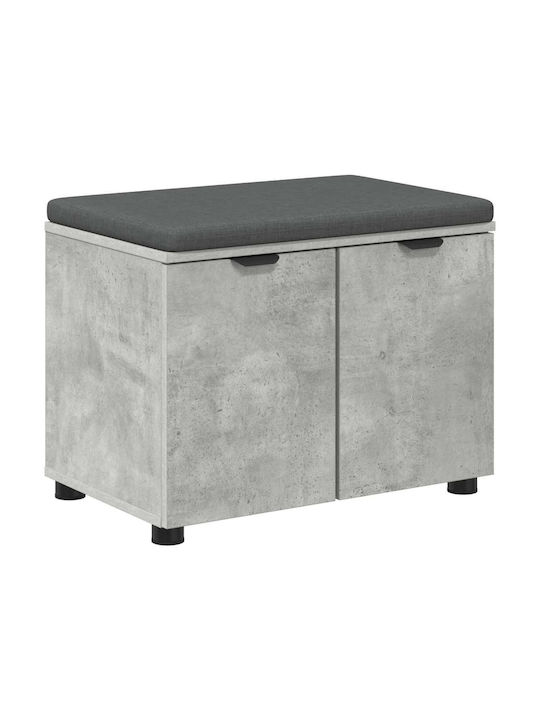 Мебел За Антре с Пейка Сив 60x38x46см