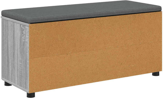 Eingangsmöbel mit Bank Gray Sonoma 100x38x46cm