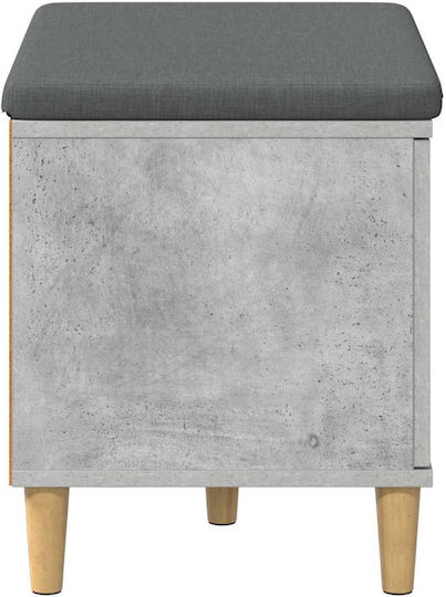 Entry Furniture with Bench Gray 60x38x46cm