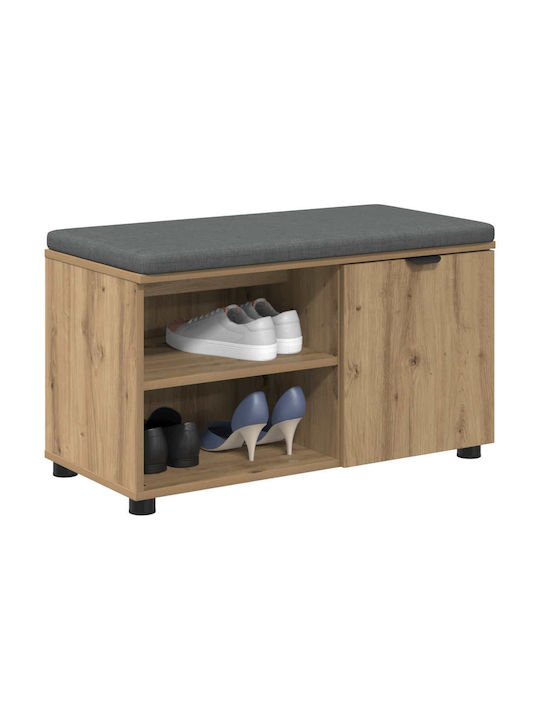 Eingangsmöbel mit Bank Artisan Oak 80x38x46cm