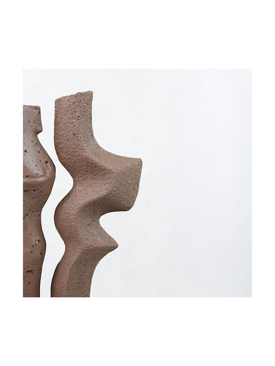 Inthebox Duet I Decorative Figure 16x9x31.5cm Resin Brown 034628