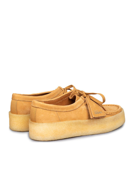 Wallabee Cup Women's Moccasins in Tabac Brown Color
