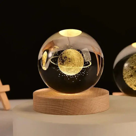 Διακοσμητικό Φωτιστικό Φωτισμό Crystal Ball 3x3εκ.