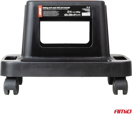 AMiO Work Stool with Maximum Load 150 kg and Storage Space