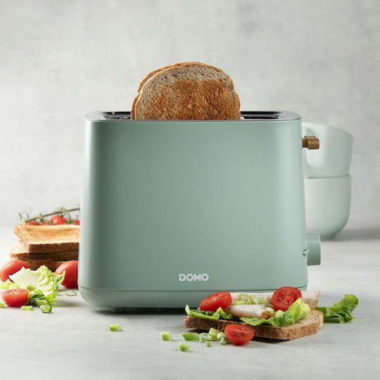 Domo Wood You Toaster 2 Schlitze 1000W Grün