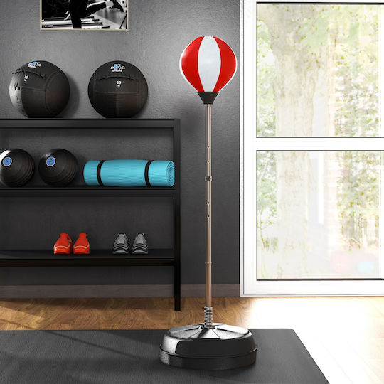 HomCom Συνθετικός Σάκος Ταχύτητας με Ύψος 43cm Κόκκινος