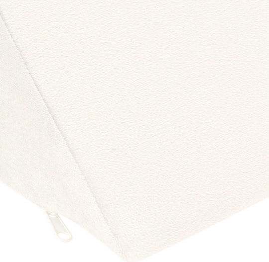 vidaXL Μαξιλάρι Σφήνα Ποδιών 68x25x21.5cm σε Λευκό χρώμα 42020192