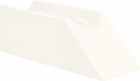 vidaXL Μαξιλάρι Σφήνα Ποδιών 68x25x21.5cm σε Λευκό χρώμα 42020192