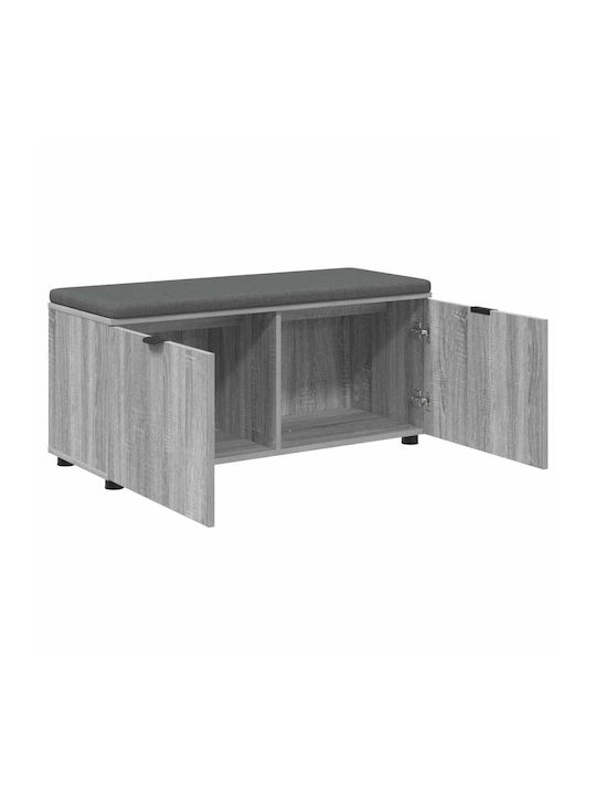 Мебел За Антре с Пейка Сив Сонома 100x38x46см