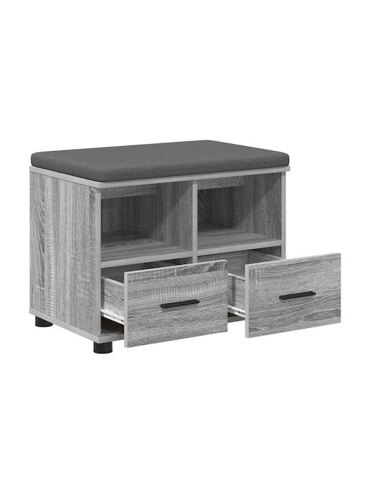 Мебел За Антре с Пейка Сив Sonoma 60x38x46см