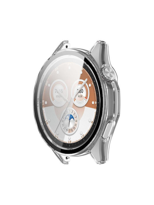 Carcasă de Plastic cu Sticlă în culoarea Transparent pentru Huawei Watch GT 6 46mm Carcasă de Plastic cu Sticlă în culoarea Transparent pentru Huawei Watch GT 6 46mm