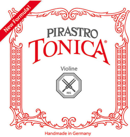 Pirastro Set of Synthetic Core Strings for Violin 3/4 / 1/2 Tonica 3/4 - 1/2 E-Ball Medium Envelope Set
