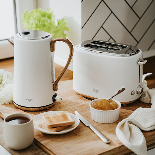 Adler Kettle 1.7lt 2200W White