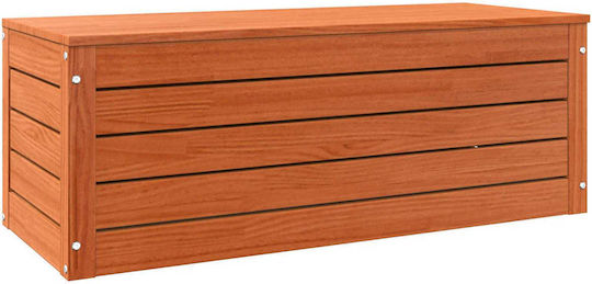 vidaXL Hölzernes Aufbewahrungsbox mit Deckel Braun 89x36.5x33cm 1Stück