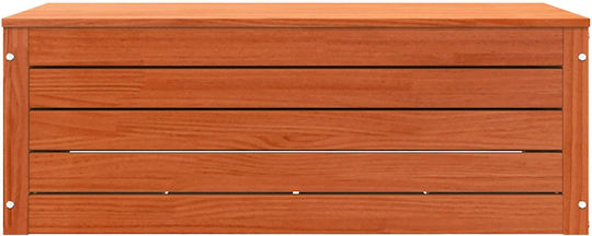 vidaXL Hölzernes Aufbewahrungsbox mit Deckel Braun 89x36.5x33cm 1Stück
