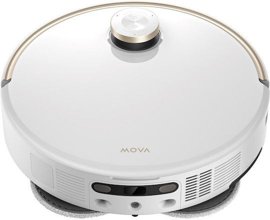 Mova V50 Ultra Complete Robot Vacuum Cleaner with Laser Mapping and 24000Pa Suction Power White