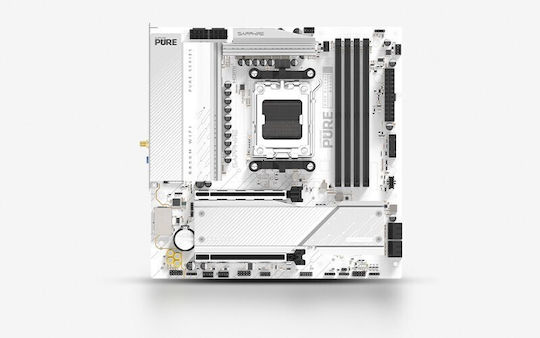 Sapphire Pure B850M WIFI Motherboard Micro ATX με AMD AM5 Socket 52123-02-40G