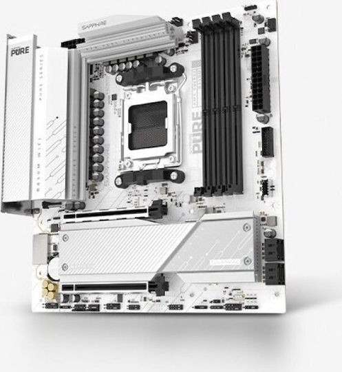 Sapphire Pure B850M WIFI Motherboard Micro ATX με AMD AM5 Socket 52123-02-40G