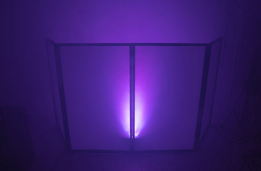 AFX Light FACADE-DJ-STAND Foldable DJ Screen 120 x 70 (4 Panels) Dj Booth