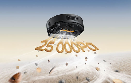 Dreame Aqua10 Ultra Track Complete Σκούπα Ρομπότ με Χαρτογράφηση Laser & Απορρόφηση 25000Pa Μαύρη