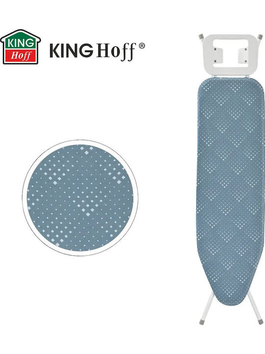 KING Hoff Ironing Board for Steam Iron Foldable 107.5x30.5cm