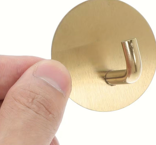 MD1313260 Κρεμαστράκια Inox Χρυσά 4τμχ