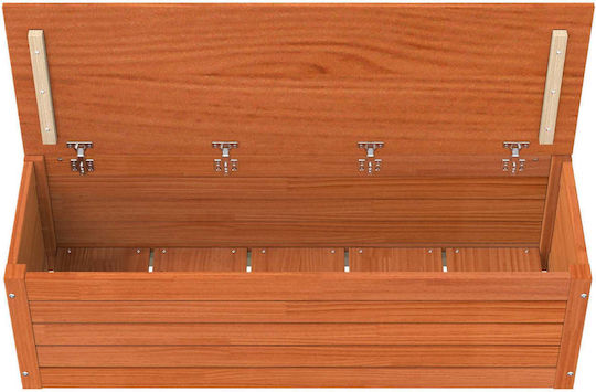 vidaXL Μπαούλο Ξύλινο 109x36.5x33εκ. Καφέ