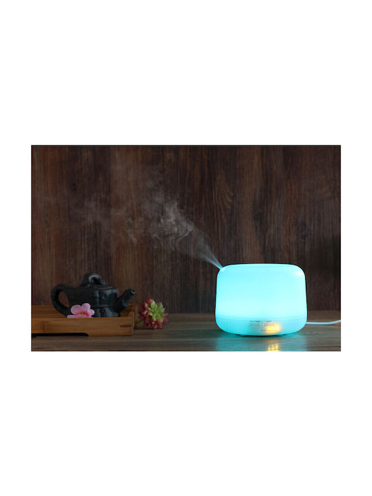 Sixu Lumini LED Dispozitiv de aromaterapie Ultrasonic cu temporizator Alb 300ml Sixu Lumini LED Dispozitiv de aromaterapie Ultrasonic cu temporizator Alb 300ml