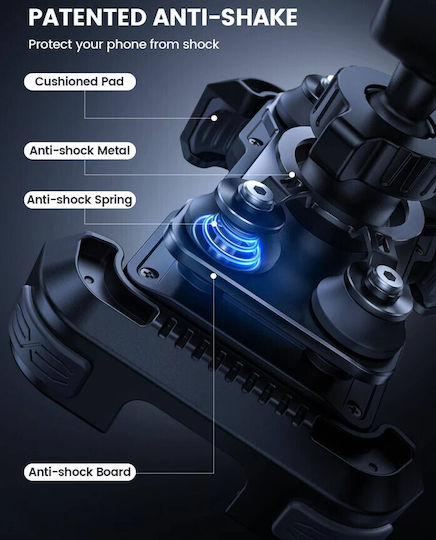Lamicall Mount Phone Motorcycle with Adjustable Arm 4.7-6.8" for Steering Wheel