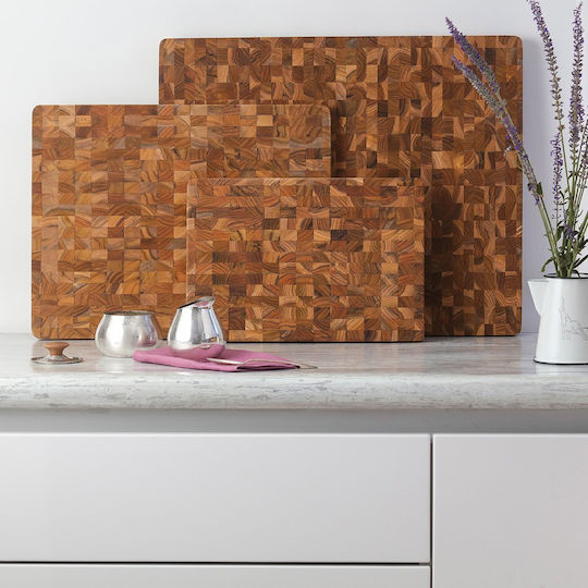 Teak Wonder Suprafață de Tăiere Lemnoasă 36x26cm 1buc