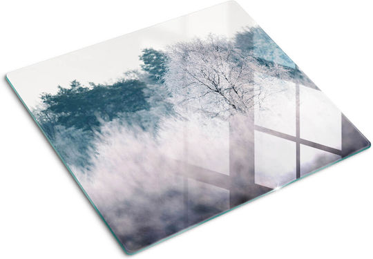 Tocătoare De Bucătărie Din Sticlă Protecție Pentru Blat Copaci De Iarnă 60x52 Cm Tocătoare De Bucătărie Din Sticlă Protecție Pentru Blat Copaci De Iarnă 60x52 Cm