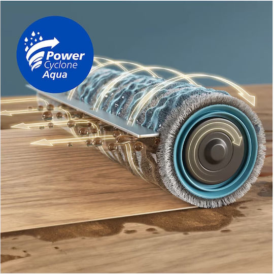 Philips HomeRun 9000 Series Прахосмукачка Робот с Лазерно Картографиране и Всмукателна Мощност 8000Pa Сребрист