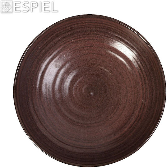 Calabria Plate Soup Pink with Diameter 26cm 3pcs