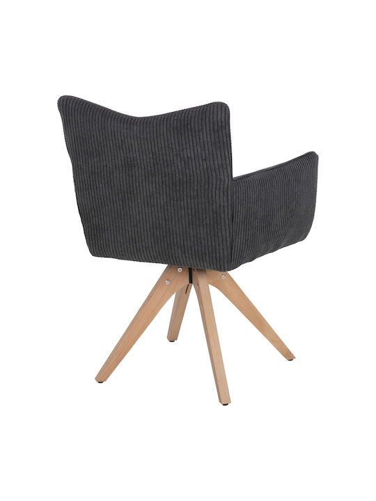 Quill Председки Трапезария Сив 1бр 61x57x