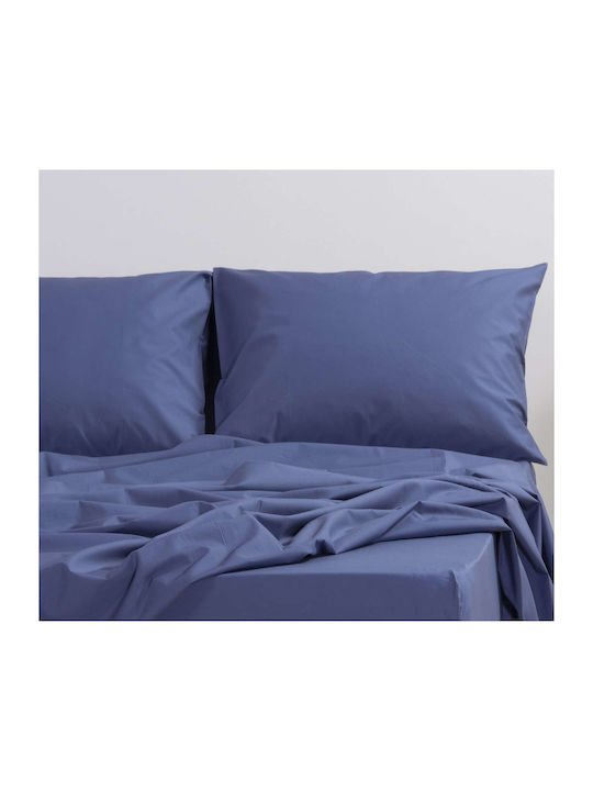 Nef-Nef Homeware Sheet for Single Bed 170x270cm. Basic Terracotta