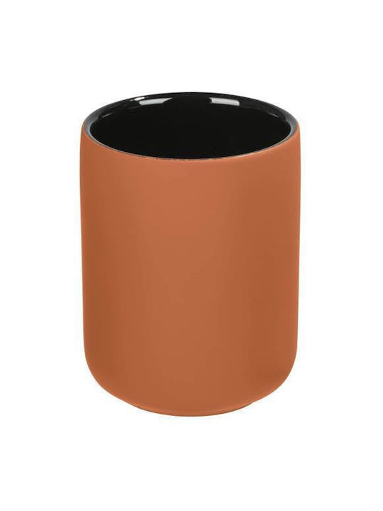 Wenko Avelino Tisch Getränkehalter Keramik Orange