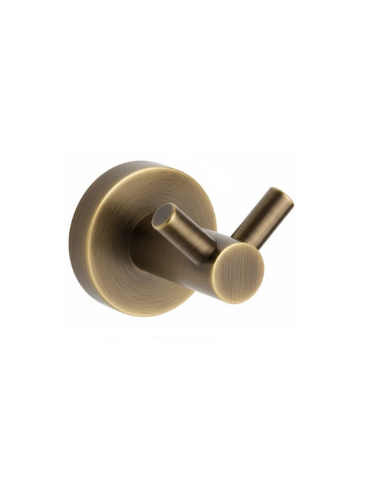Διπλό Άγκιστρο Bronze Art Σειρά Inox304 3230-41 Bronze Mat