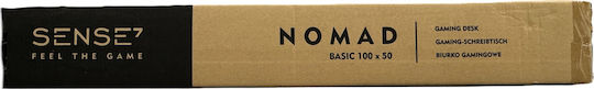Геймърско бюро Nomad Basic Дървено Черно 100x50x75см