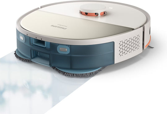 Philips HomeRun 5000 Series Прахосмукачка Робот с Картографиране Лазер и Всмукателна Мощност 10000Pa Бежова