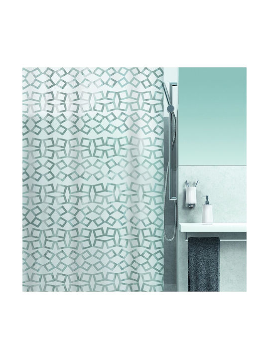 Dimitracas Grid Shower Curtain 180x200cm Gray